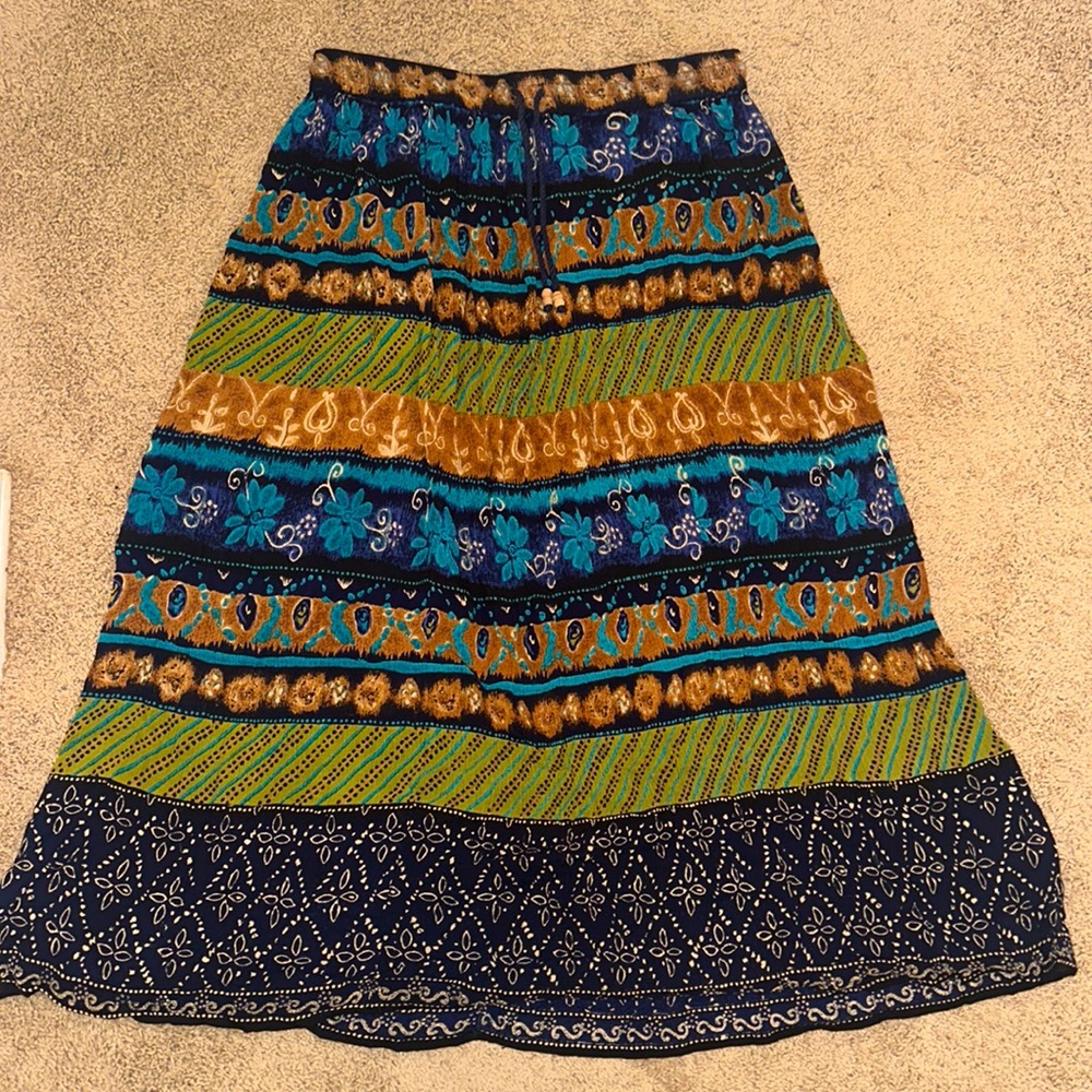 Liz Baker Essentials Boho Themed Skirt